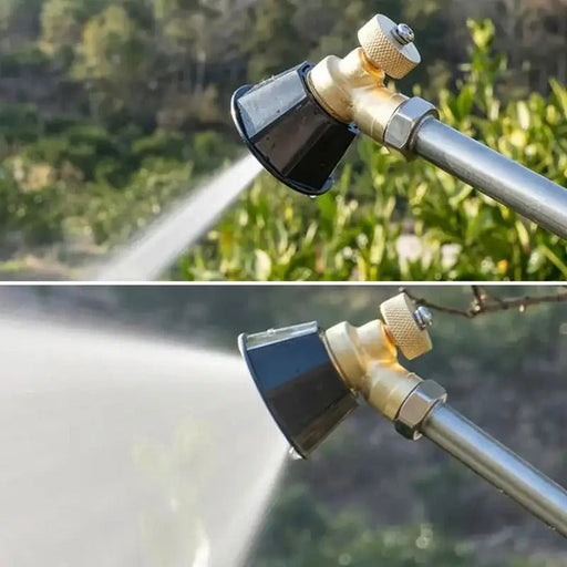 Garden Hose Nozzle Sprayer - Adjustable Copper Water Outlet Nozzle For Flower Grass Gardening Sprinkler - Gear Elevation