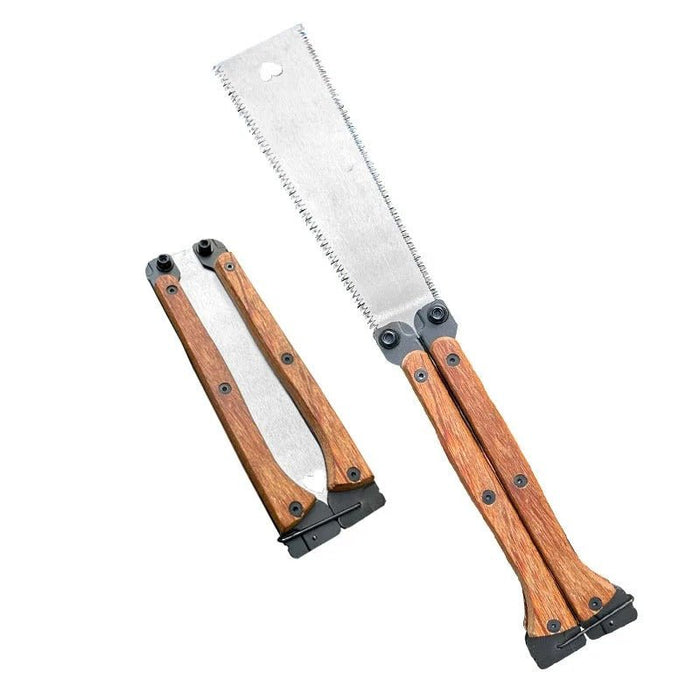 Portable Foldable Double Sides Saw - Double Edges for Smooth and Precise Cuts - Gear Elevation