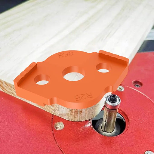 Radius Jig Router Templates - Routing Rounded Corners Router Bit Templates - Gear Elevation