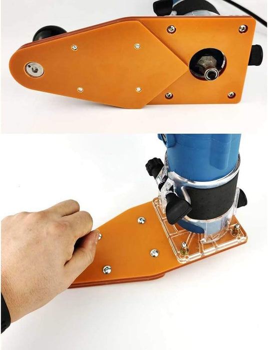Wood Trimmer Base - Circle Cutting Jig Balance Board For Wood Routers - Gear Elevation