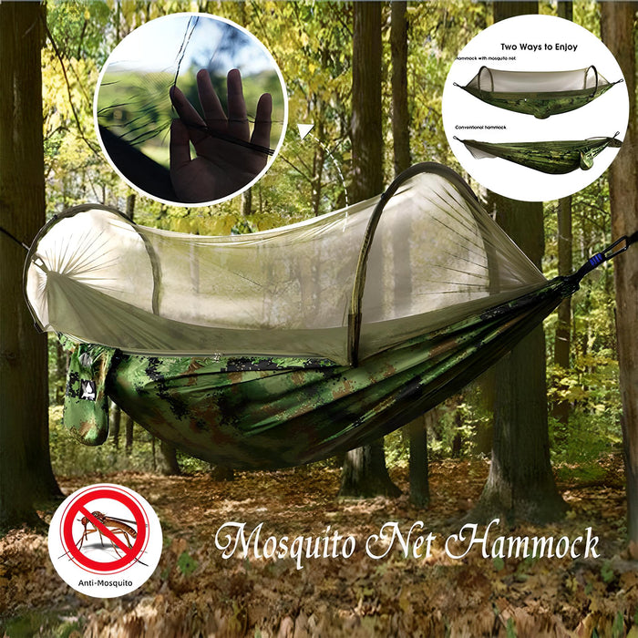 Elevate Your Camping Experience with The Camping Hammock with Mosquito Net and Rainfly Tarp - Gear Elevation