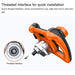 1400W Electric Concrete Cement Mixer - Handheld Paint Putty Powder Cement Plaster Mortar Coating Mixer - Gear Elevation