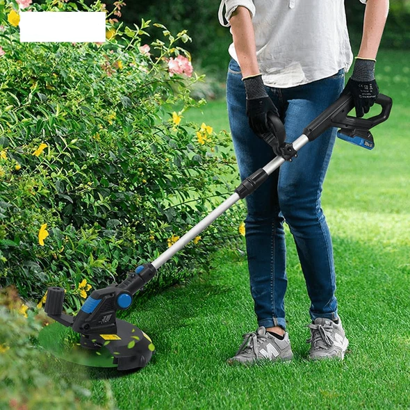 Cordless Electric Grass Trimmer - 20V Cordless Lawn Mower