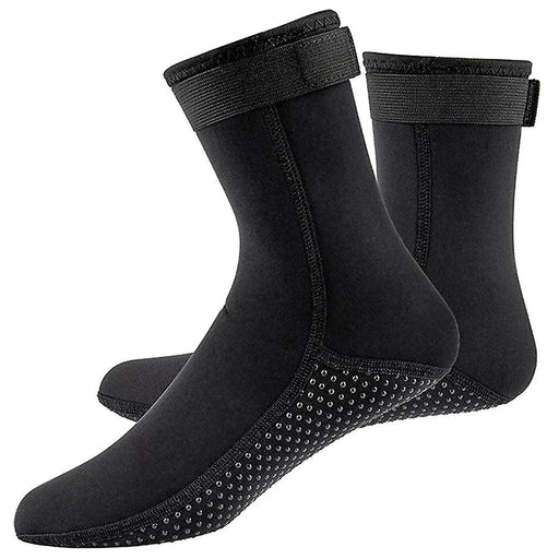 3mm Neoprene Diving Socks - Non-slip Adult Warm Patchwork Elasticity Wetsuit Shoes - Gear Elevation