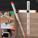 4 in 1 Drilling Positioning Ruler - T- Square Ruler | High Precision Angle Drawing Marking Gauge Tools - Gear Elevation