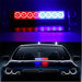 8 LED Police Lights Strobe Light For Car 12V Emergency Signal - Dashboard Interior Roof Windshield Safe Caution Hazard Light with Suction Cups - Gear Elevation