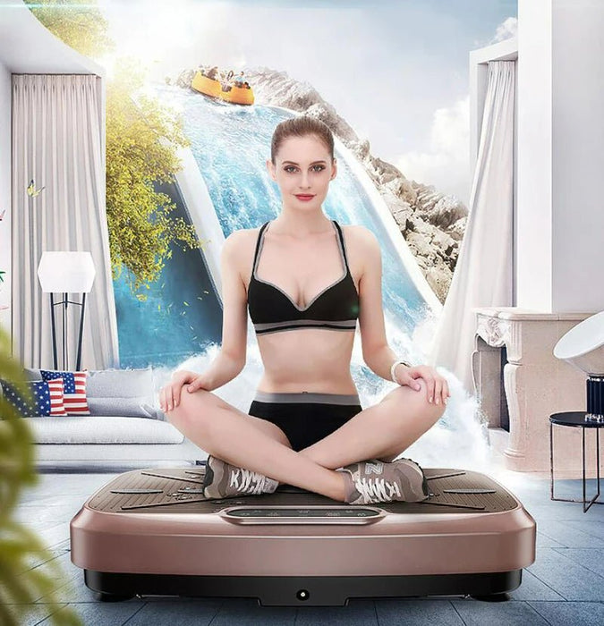 Body Shaping Slim Exercise Machine - Full Body Vibration Plate Massager - Gear Elevation