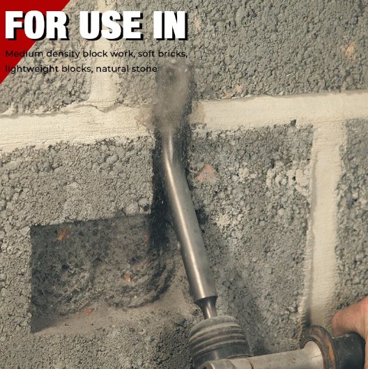 Channeling Chesil - Gouge Flat Chisel for Masonry Concrete Brick Stone - Gear Elevation