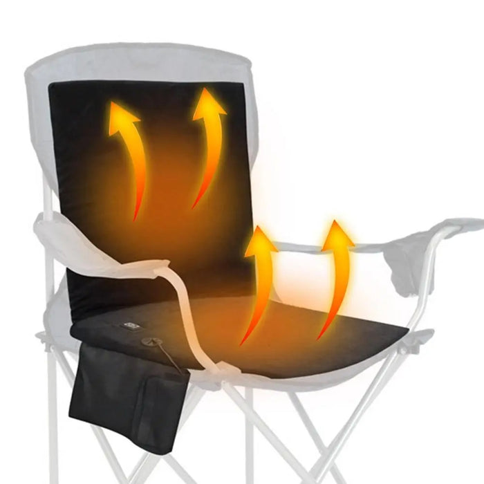 Foldable Heated Seat Cushion - 3 Level Temperature Controller Seat Cushion Heater Pad