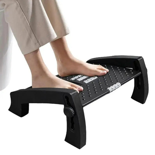 Ergonomic Office Footrest - Adjustable Height Footrest for Under Desk - Gear Elevation