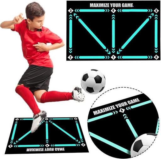 Football Training Mat - Training Pace Ball Control Player Equipment - Gear Elevation
