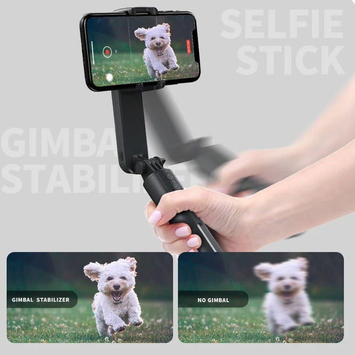 Handheld Gimbal Stabilizer - Selfie Stick Tripod with Wireless Remote with 360°Automatic Rotation - Gear Elevation