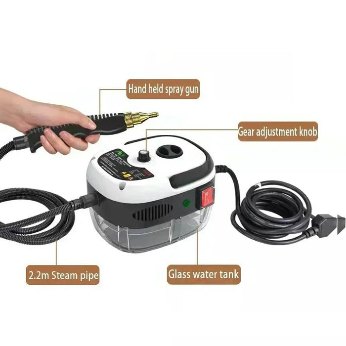 High Temperature Steam Cleaner - 2500W Steam Cleaning Tools Handheld Steamer Cleaner for Household - Gear Elevation