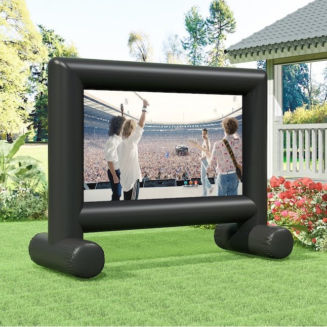 Inflatable Movie Projector Screen - Easy Set up, Front and Rear Projection for Outdoor Movie Night - Gear Elevation