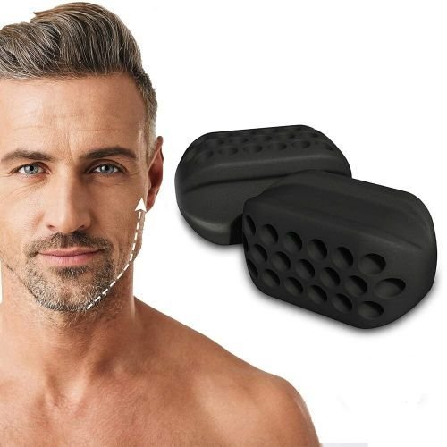 Jawline Exerciser Anti-Aging Ball - Powerful Jaw Trainer for Beginner, Intermediate & Advanced Users - Gear Elevation