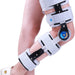 Metal Knee Brace Leg - Adjustable Knee Immobilizer Support with Side Leg Stabilizers - Gear Elevation