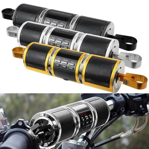 Motorcycle Handlebar Speakers - Waterproof Bluetooth Motorcycle ATV Stereo Speakers Soundbar - Gear Elevation