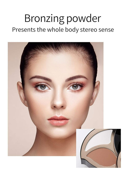 Multifunctional Makeup Full Set - Beauty Cosmetic Essential Starter Bundle Include 45 Eyeshadow Palette, 4 Blush, CC Cream, 2 Bronzing Powder, Highlighter, Face Powder - Gear Elevation
