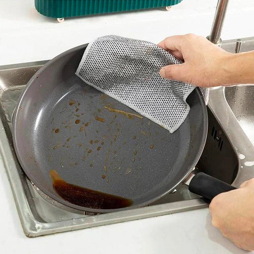 Multipurpose Wire Dishwashing Rags for Wet and Dry - Household Cleaning Supplies Tools - Gear Elevation