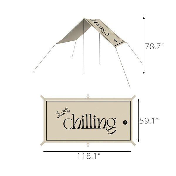Outdoor Camping Canopy - Wilderness Haven: Adventure Canopy - Premium Camping Gear - Gear Elevation