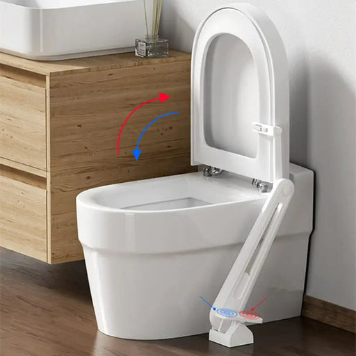 Pedal Toilet Seat Lifter - Anti-dirty Telescopic Foot-operated, and Strong Double-Sided Waterproof Adhesive - Gear Elevation