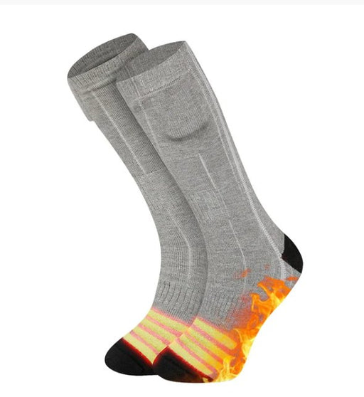 Rechargeable Electric Heated Socks - Three Modes Elastic Comfortable Water Resistant Electric Warm Sock Set - Gear Elevation