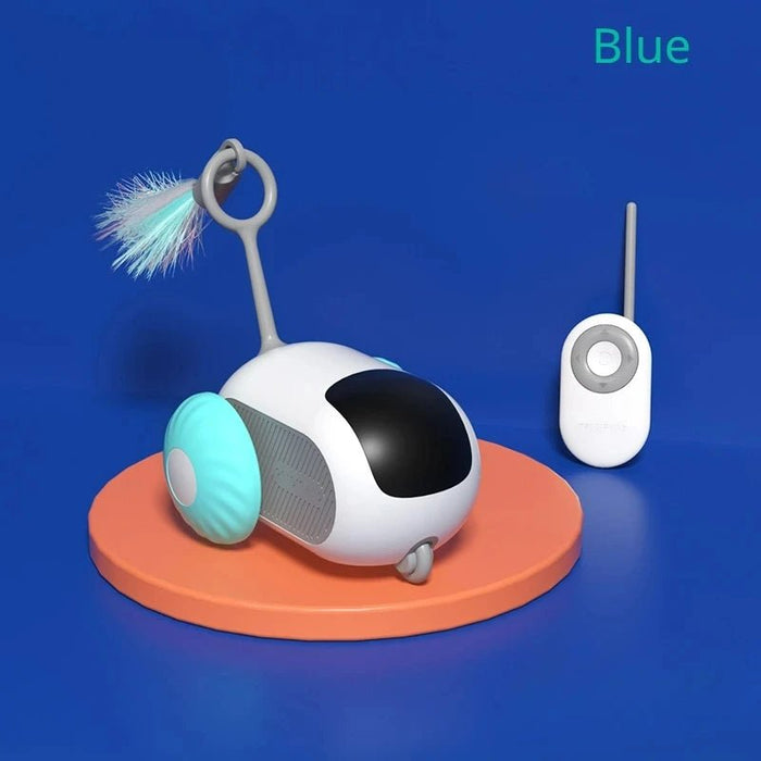 Smart Pet Sports Car Toy - Remote Control Interactive Cat Toy USB Charging - Gear Elevation