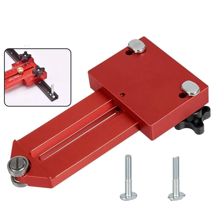 Table Saw Thin Rip Jig - Saw Locator, for Repeat Narrow Strip Cuts Works, with Table Saw Router Band - Gear Elevation