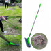 Thatch Rake - Efficient Steel Metal Lawn Grass Rake with Stainless Steel Handle - Gear Elevation
