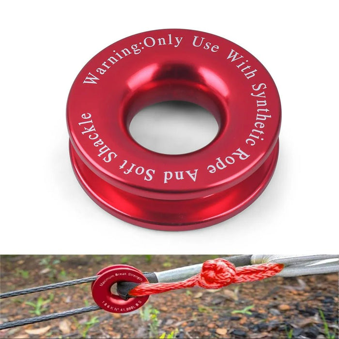 Winch Snatch Recovery Ring - Ring for Soft Shackle and Synthetic Rope - Gear Elevation