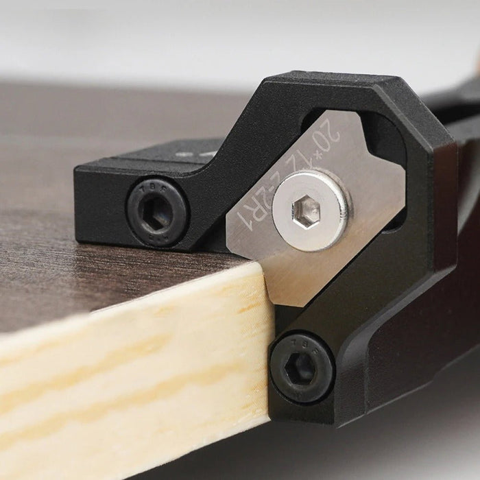 Woodworking Edge Trimmer - Manual Planer Wood Chamfering Fillet Scraper Board Deburring Tool - Gear Elevation