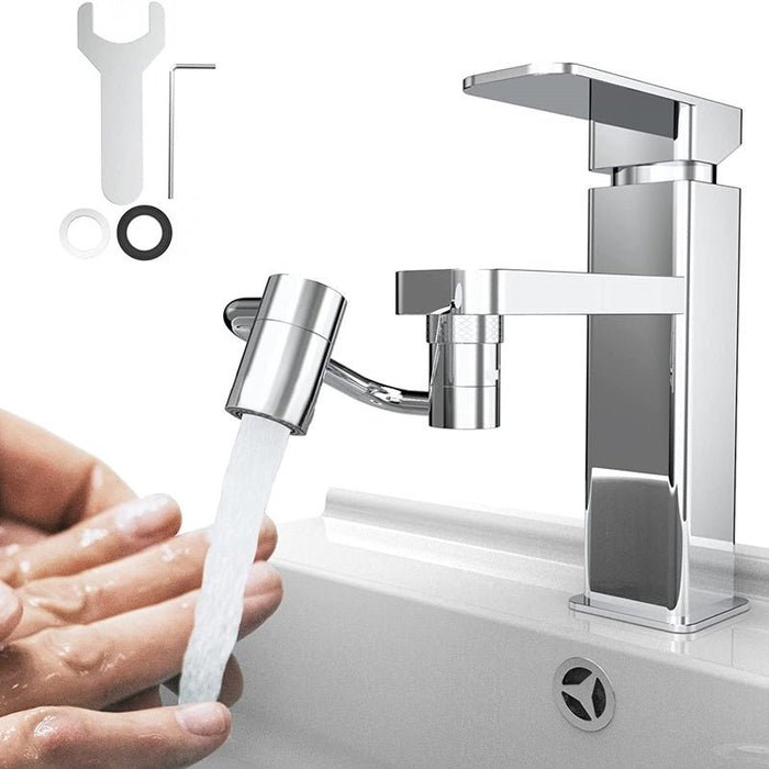 1080° Rotatable Faucet Extender - Splash-proof Filter Faucet for Home Bathroom - Gear Elevation