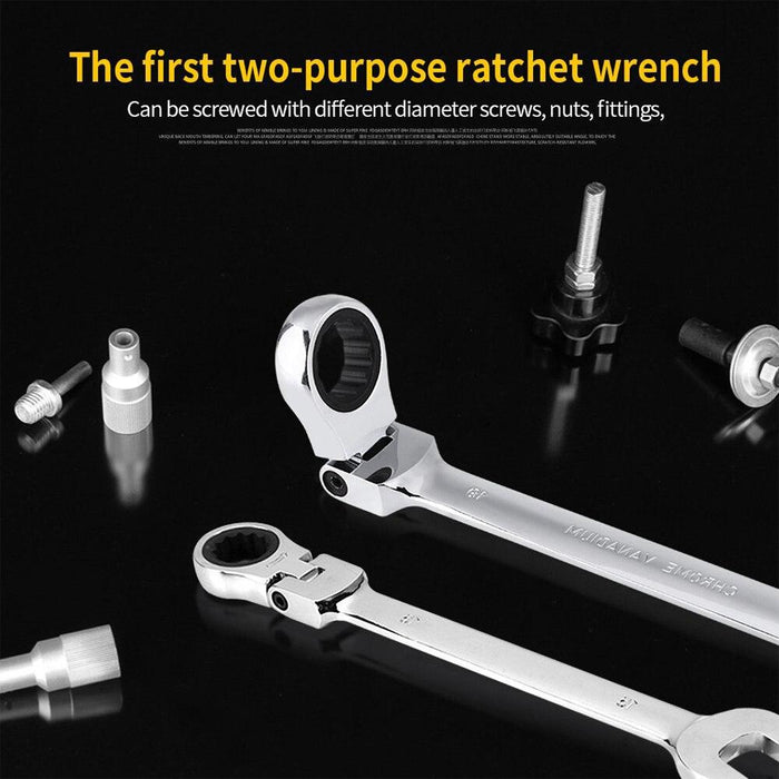 12-piece Universal Ratchet Wrench Set - Gear Elevation