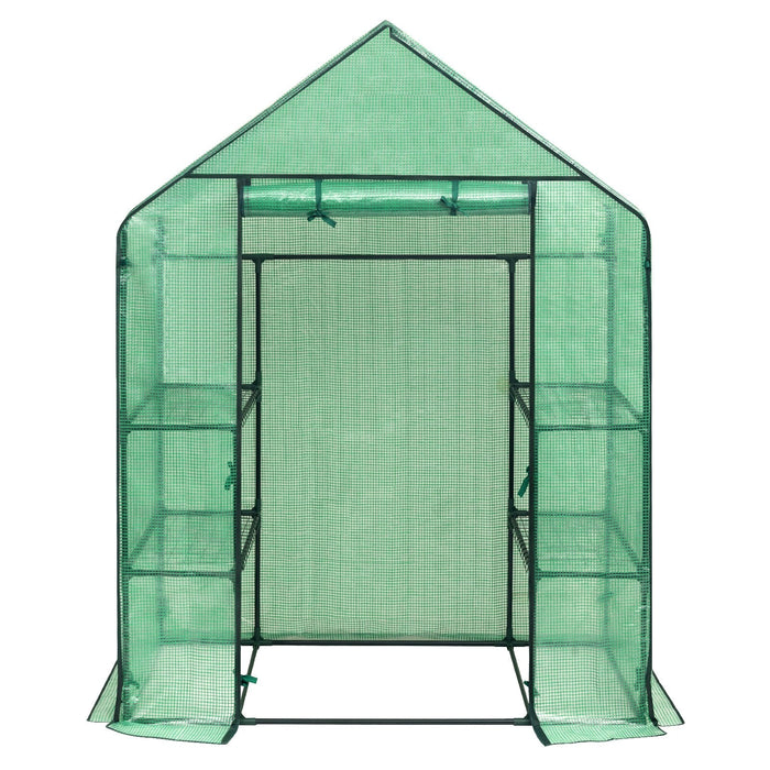 3 Tiers 6 Shelf Portable Greenhouse - Garden Shed Crops - Gear Elevation