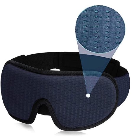 3D Eyepatch Blocking Light Mask - Padded Sleep Mask - Gear Elevation