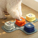 4 Colors Pet Communication Button - Vocal Training Interactive Toy Bell Ringer With Pad and Sticker - Gear Elevation