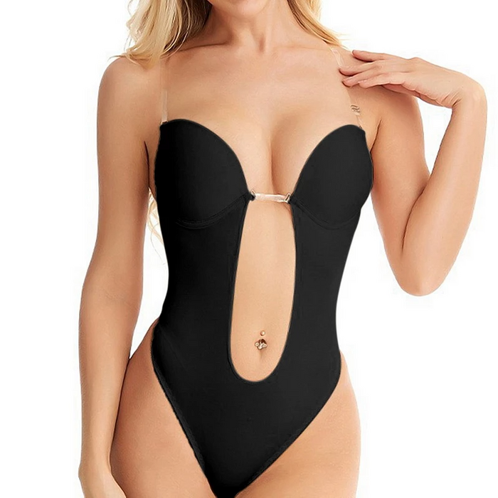 Plunge Backless Body Shaper - Body amincissant sans couture 