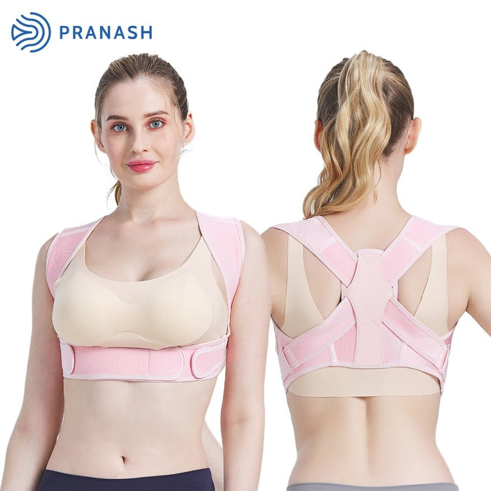 Adjustable Clavicle Posture Corrector - Back Brace Straightener for Clavicle Support and Providing Pain Relief from Neck, Shoulder, and Back - Gear Elevation