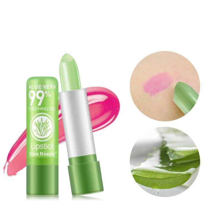 Aloe Vera Natural Lipstick Gloss - 12 pcs/set Moisturizing Long Lasting Lip Balm and Lip Tint - Gear Elevation