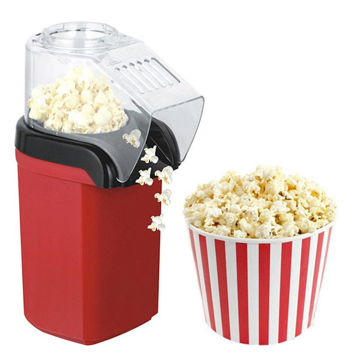 Automatic Popcorn Machine - Mini Electric Popcorn Popper Maker Oil Free - Gear Elevation
