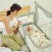 Baby Portable Rail Guard - 3 in 1 Baby Bed Guardrail Crib for 0-36 Months - Gear Elevation