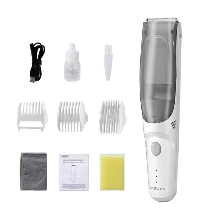 Baby Suction Type Electric Hair Clipper - Waterproof Rechargeable Cordless Hair Trimmer for Kids and Children - Gear Elevation