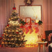 Battery-Operated Christmas Ribbon Light - LED Ribbon Fairy Lights Christmas Tree Ornaments - Gear Elevation