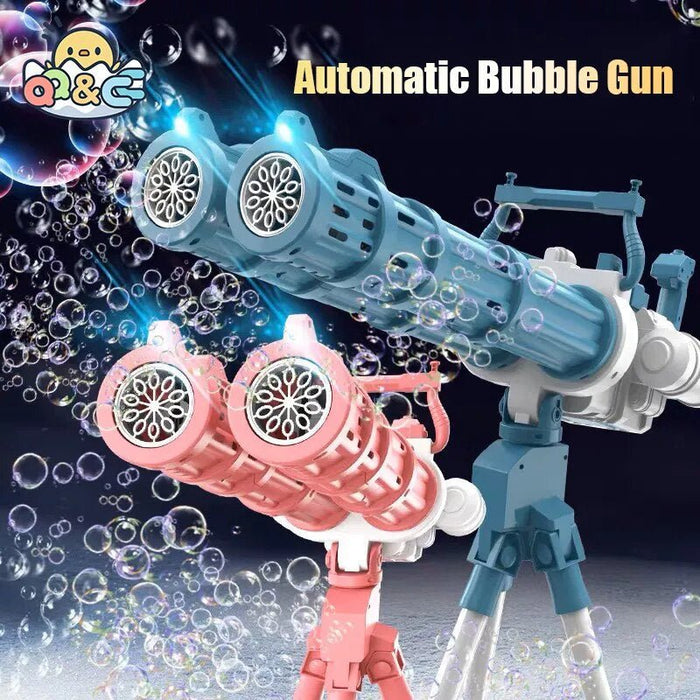 Bubble Machine Gun - Gatling Bubble Machine Gun Blaster - Gear Elevation