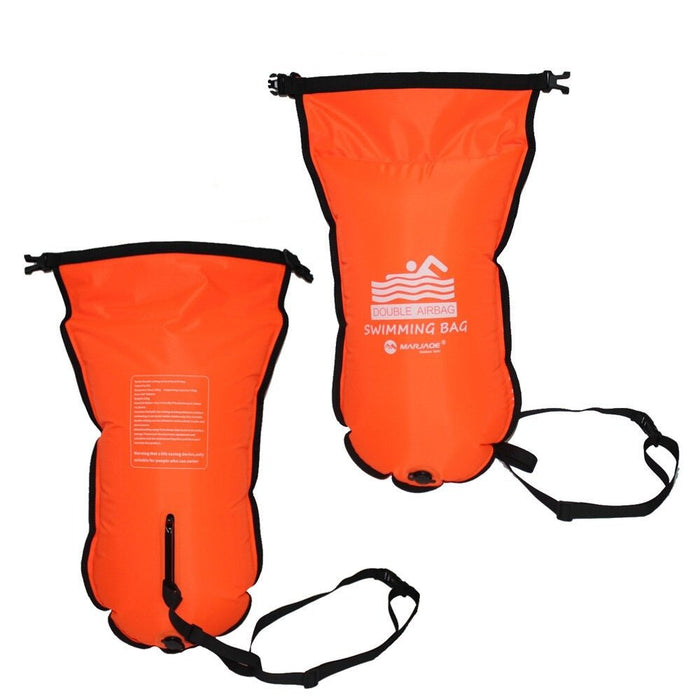 Buoy Bag - Safety Float and Drybag for Open Water Swimmers, Triathletes, Kayakers and Snorkelers - Gear Elevation