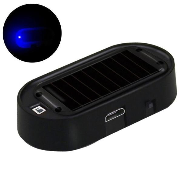 Car Flashing LED Light - Fake Security Light, Solar Powered Dummy Alarm - Gear Elevation