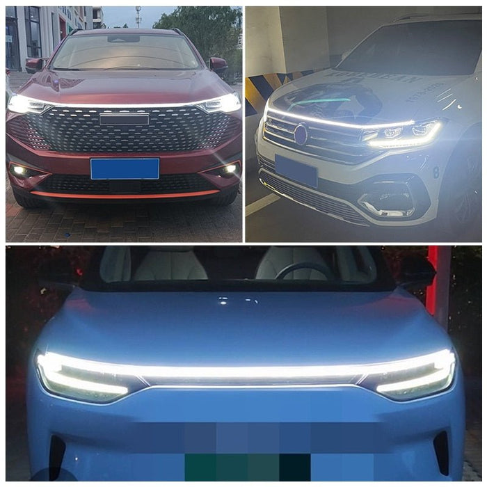 Car Hood Beam Light, LED Strip Lights, Waterproof Exterior Car Lights, Daytime Running - Gear Elevation