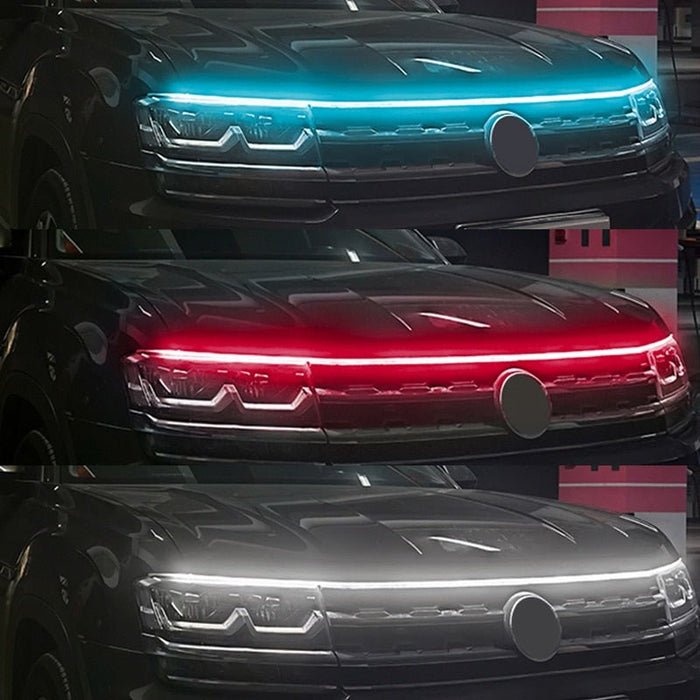 Car Hood Beam Light, LED Strip Lights, Waterproof Exterior Car Lights, Daytime Running - Gear Elevation