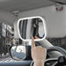 Car LED Make-Up Mirror - Car Visor Vanity Mirror with LED Lights USB Rechargeable Travel Makeup Mirror - Gear Elevation
