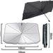 Car Sunshade Umbrella - Foldable Heat Insulation Protection for Auto Windshield 10 Ribs - Gear Elevation